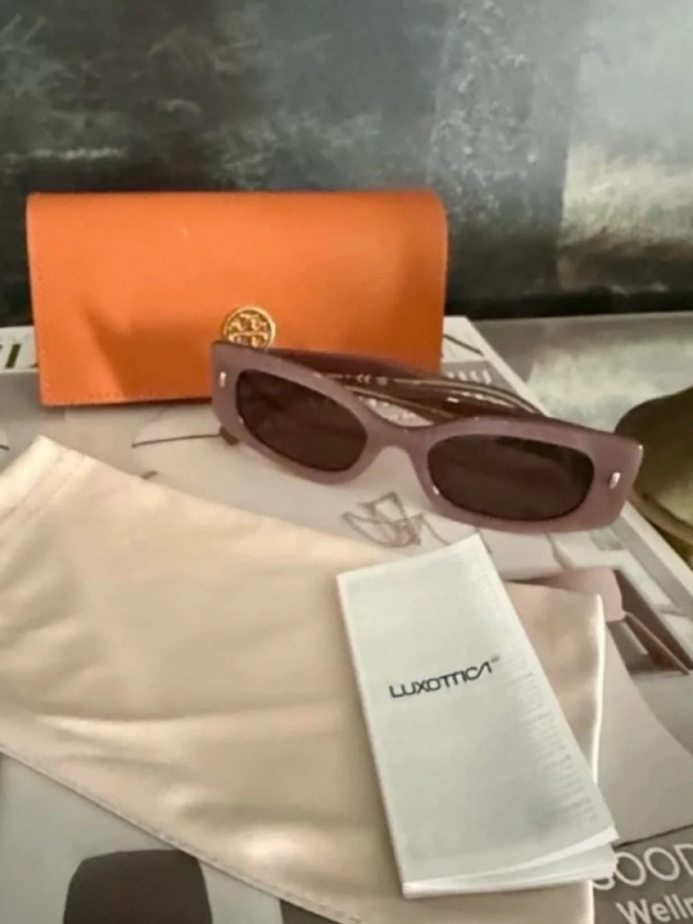 Tory Burch Mauve Dusty Rose Sunglasses – New Without Tags